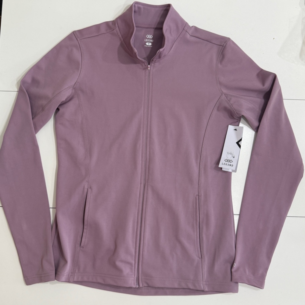 Legend Women's Purple Athletic full zip jacket